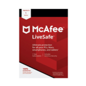 McAfee LiveSafe 1 Year