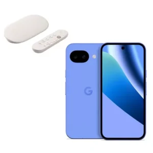 GOOGLE Pixel 10a (128 GB, Lavender) & TV Streamer 4K Bundle